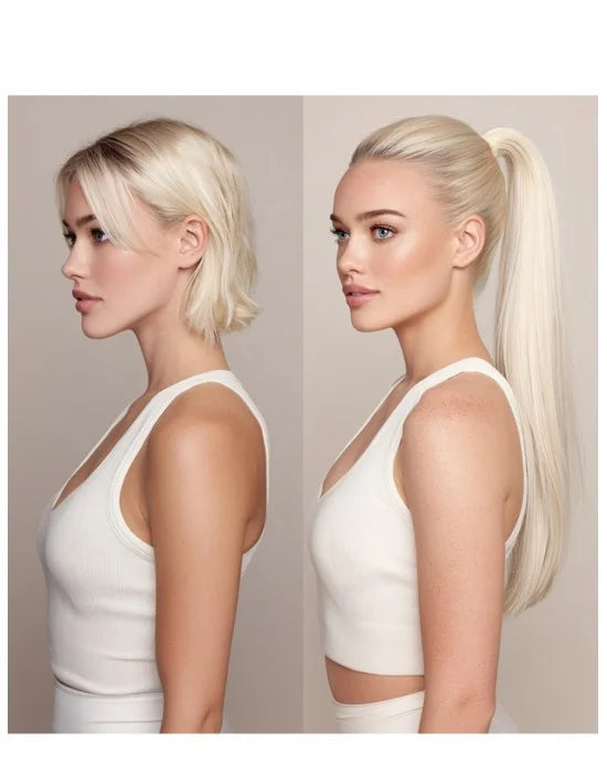 PONYTAIL MARIA Blond polaire