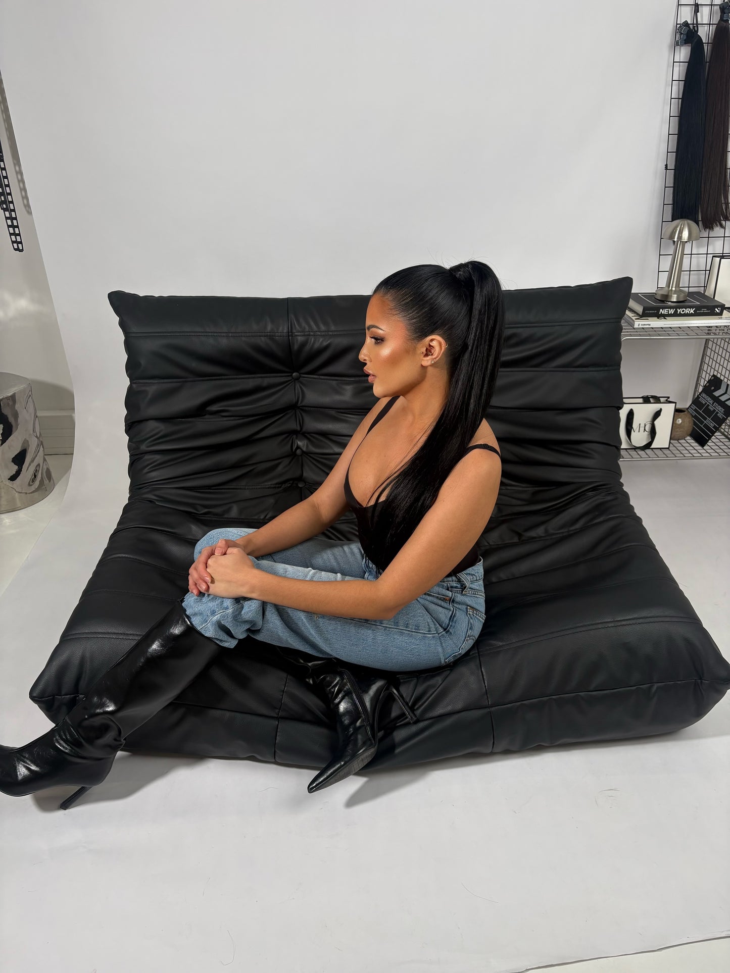 PONYTAIL SARA Noir intense